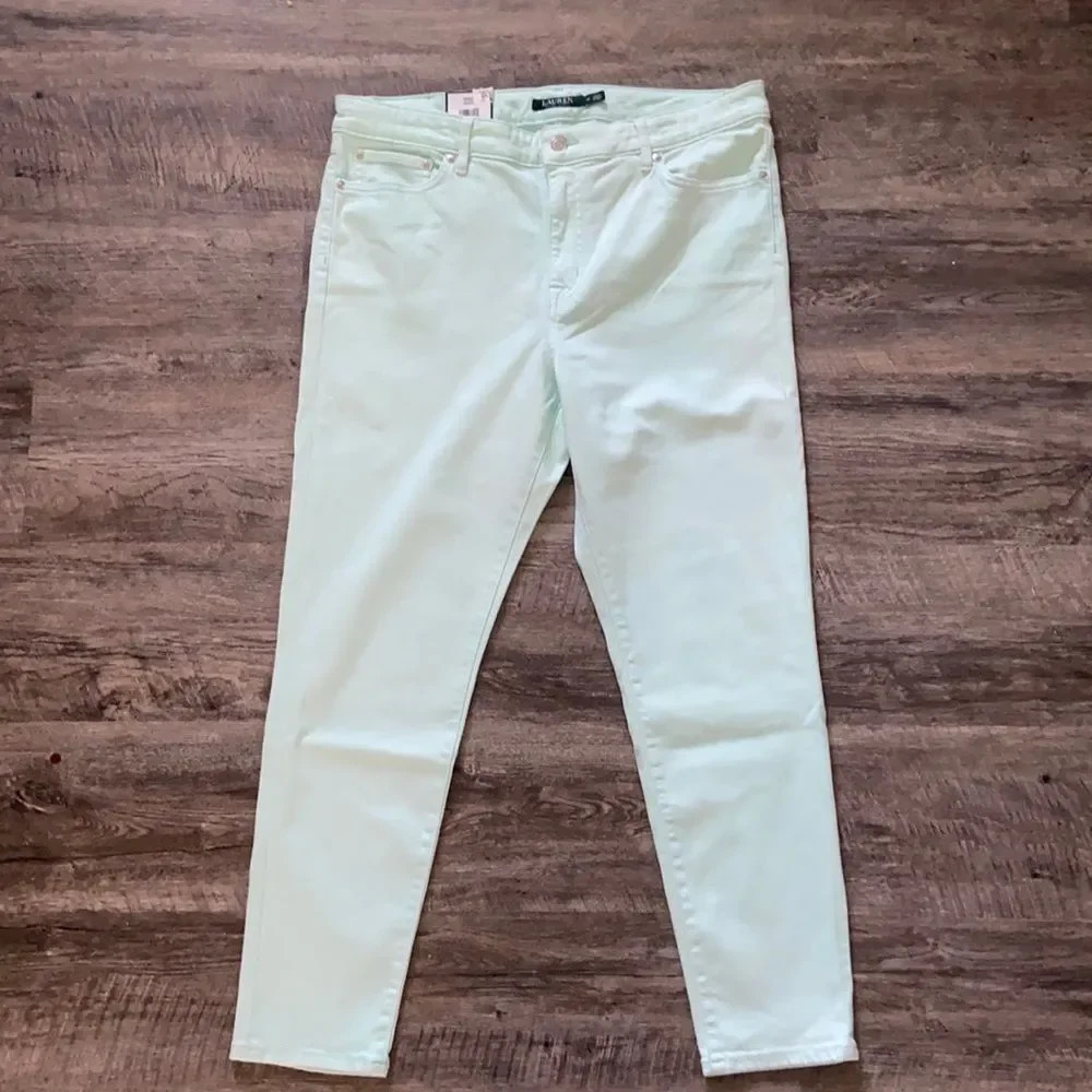 Lauren Cropped Skinny Jeans Size 16   